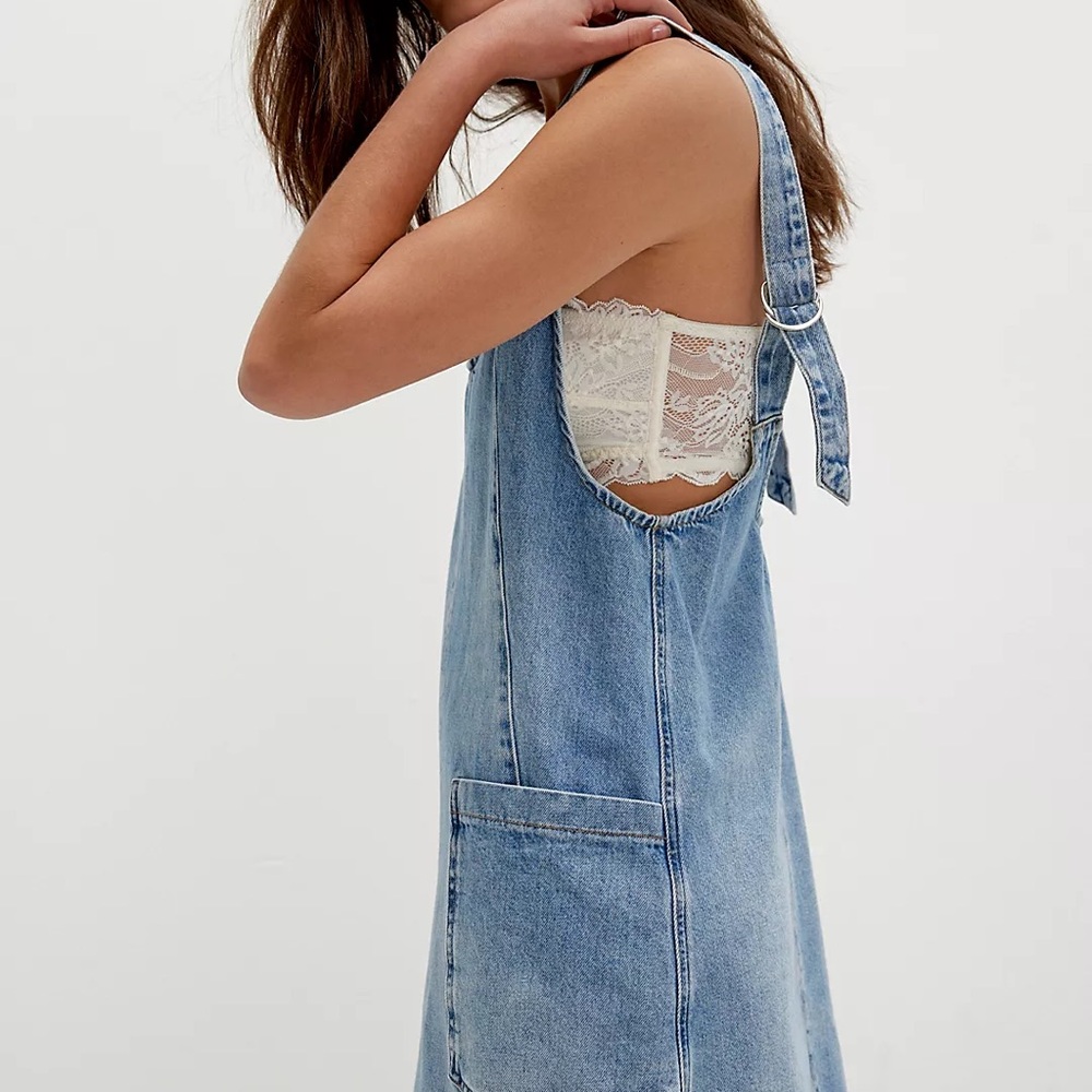 We The Free Blue denim dress